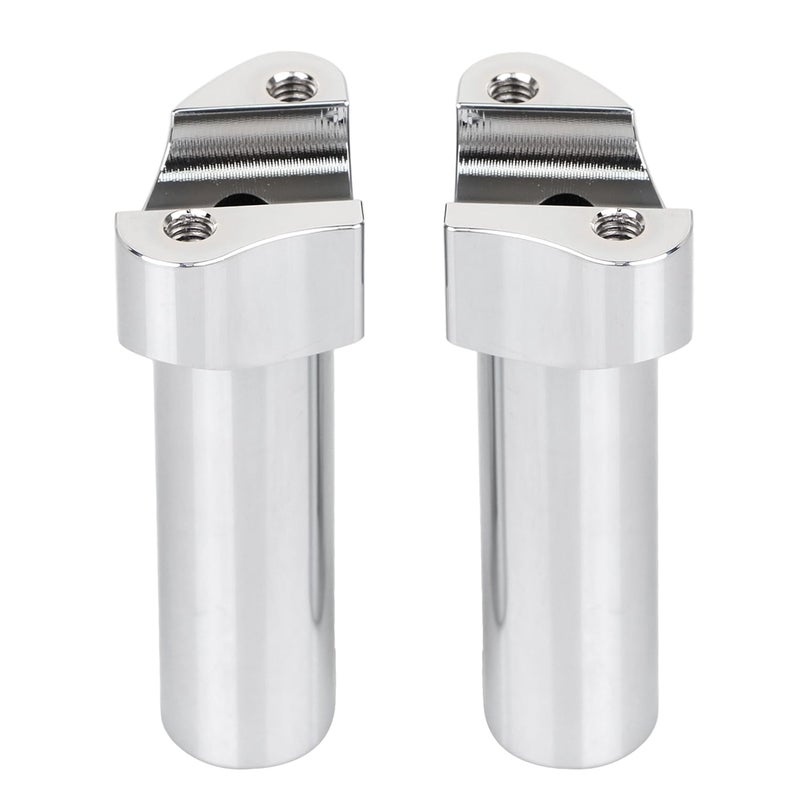 YDLMT 45 inch Straight Handlebar Risers Fit for Harley 1 Handlebars Sportster Heritage Softail Dyna Wide Glide FLTRU FLTRX Chrome